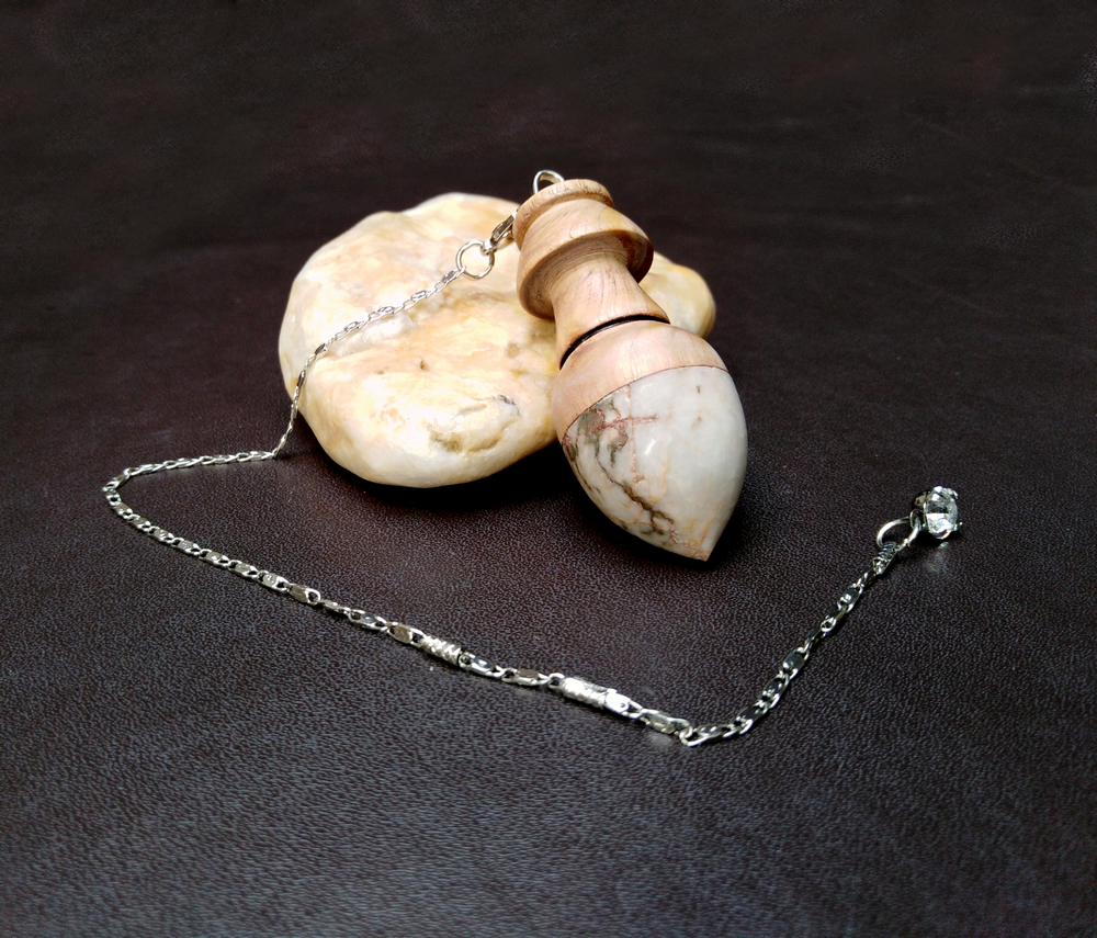 pendule quartz veiné